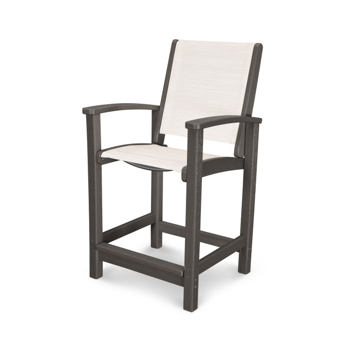 Coastal Counter Chair in Vintage Finish