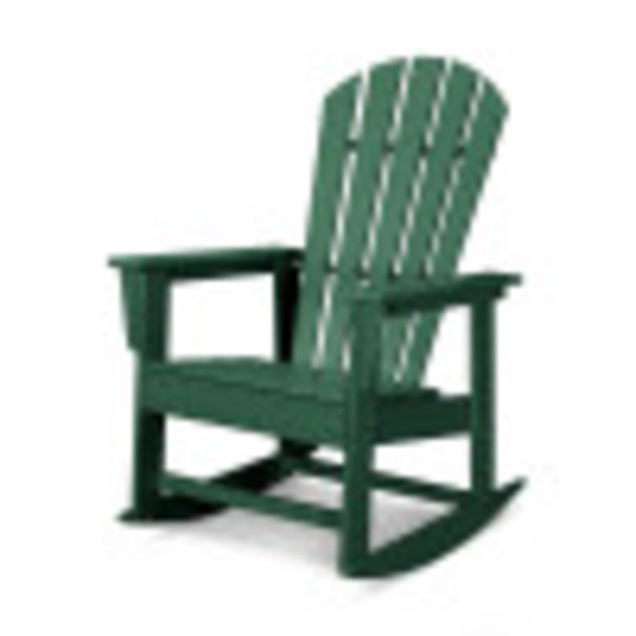 POLYWOOD South Beach Rocking Chair in Green