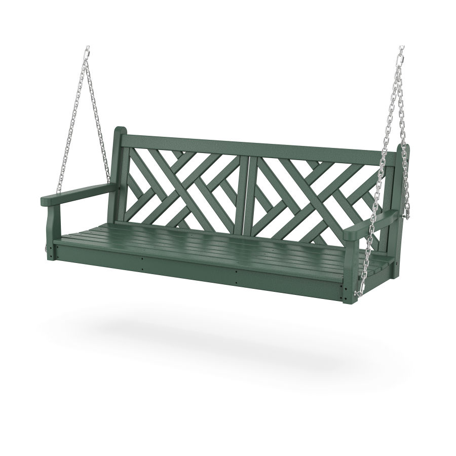 POLYWOOD Chippendale 60” Swing in Green