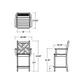 Thumbnail for Chippendale Counter Arm Chair