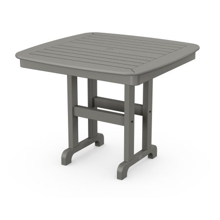 Nautical 37" Dining Table in Slate Grey