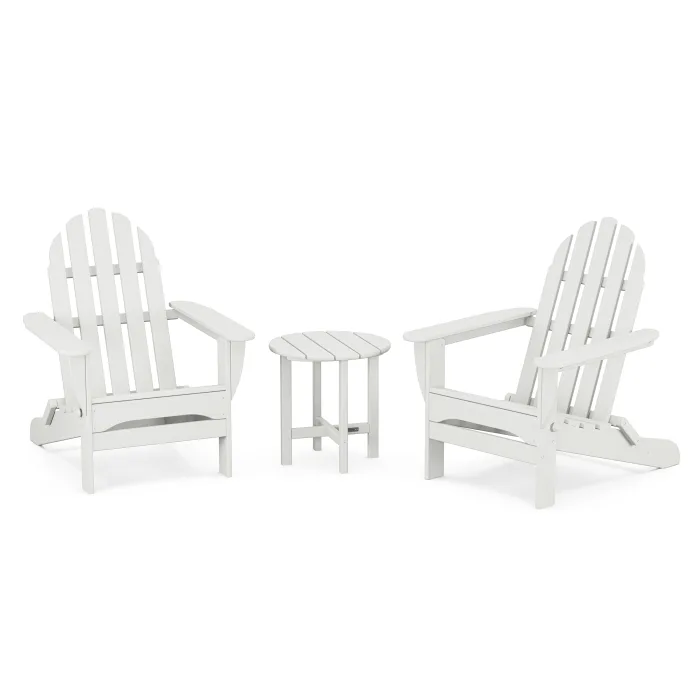 POLYWOOD Classics 3-Piece Folding Adirondack Set