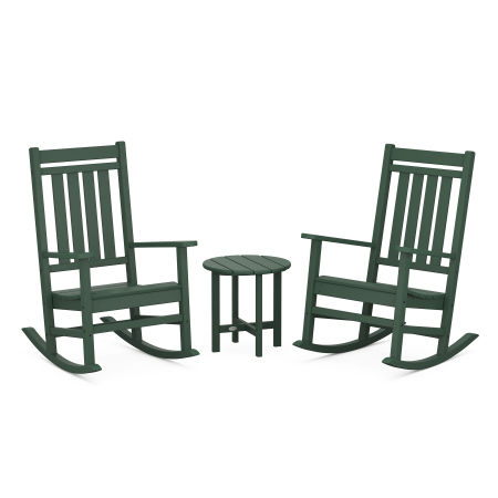 Estate 3-Piece Rocking Chair Set in Green