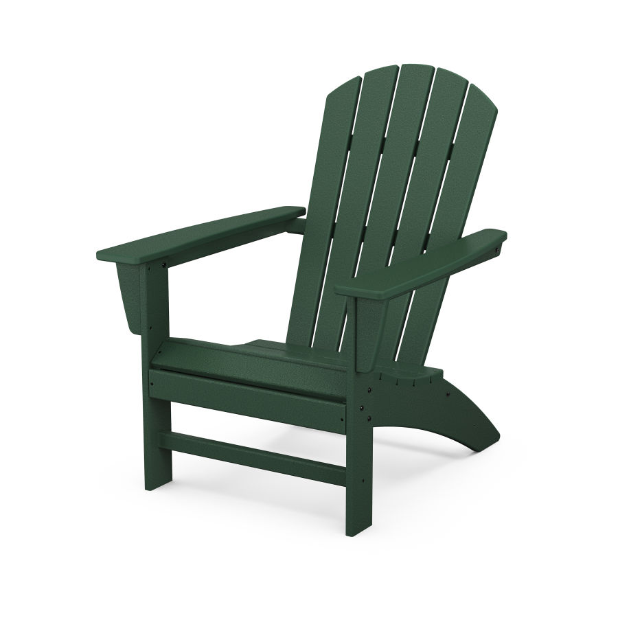 POLYWOOD Nautical Adirondack Chair in Green
