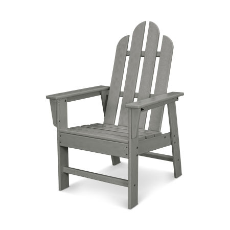 Long Island Upright Adirondack Chair in Slate Grey