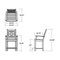 Thumbnail for Chinoiserie Counter Arm Chair