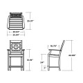 Thumbnail for Chinoiserie Counter Arm Chair