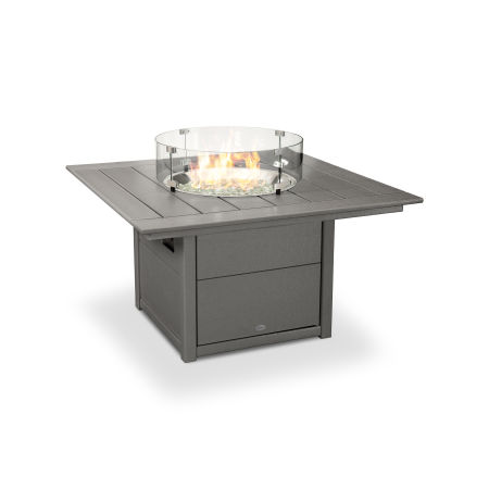 Square 42" Fire Pit Table in Slate Grey