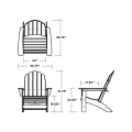 Thumbnail for Vineyard Grand Adirondack Chair
