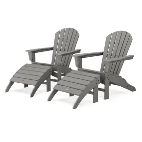 POLYWOOD South Beach 4-Piece Adirondack Set