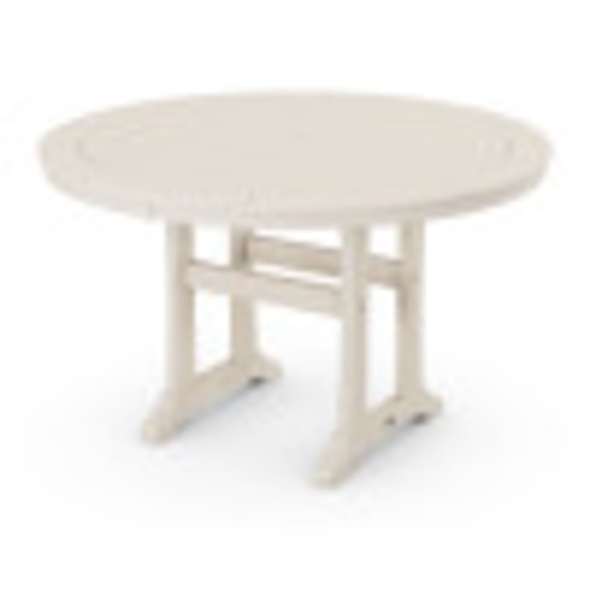 POLYWOOD® Nautical Trestle 48" Round Dining Table RT448L1 POLYWOOD