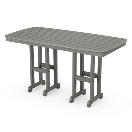 Nautical 37" x 72" Counter Table in Slate Grey