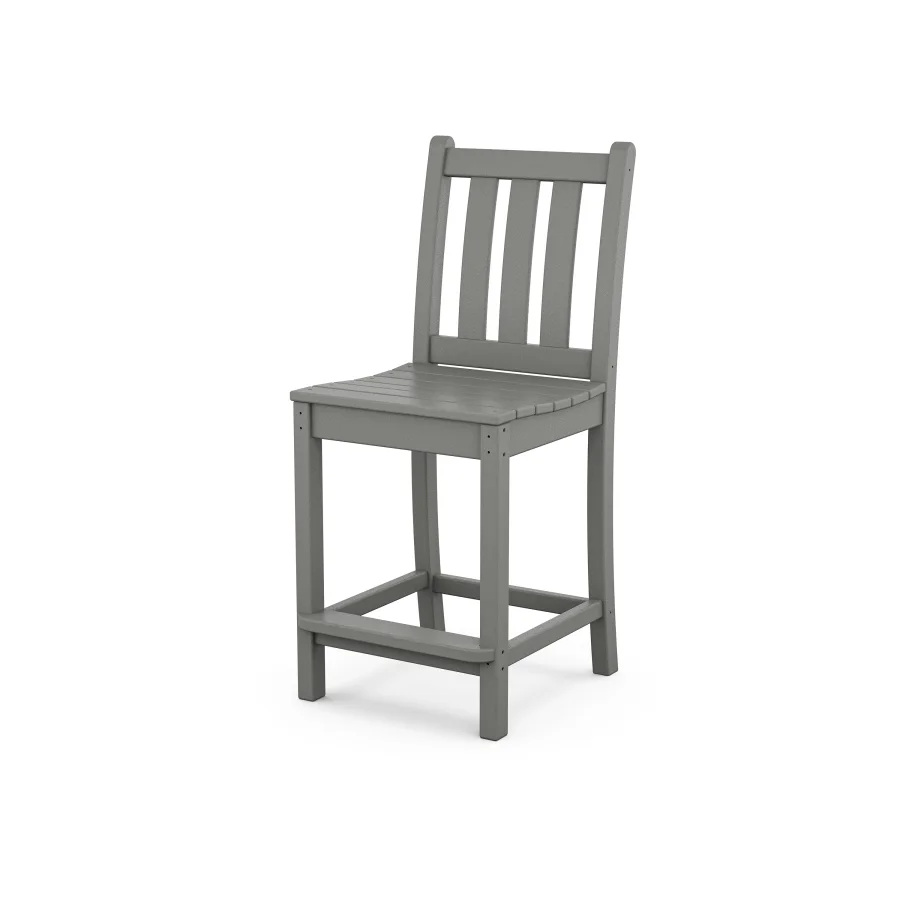 POLYWOOD Traditional Garden Counter Side Chair