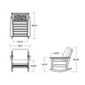 Thumbnail for Chippendale Deep Seating Rocking Chair