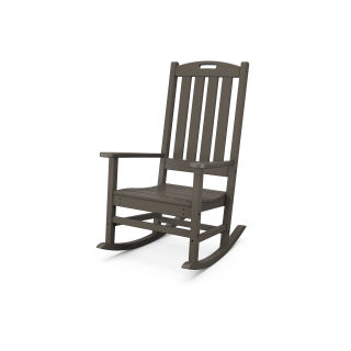 POLYWOOD Nautical Porch Rocking Chair in Vintage Finish