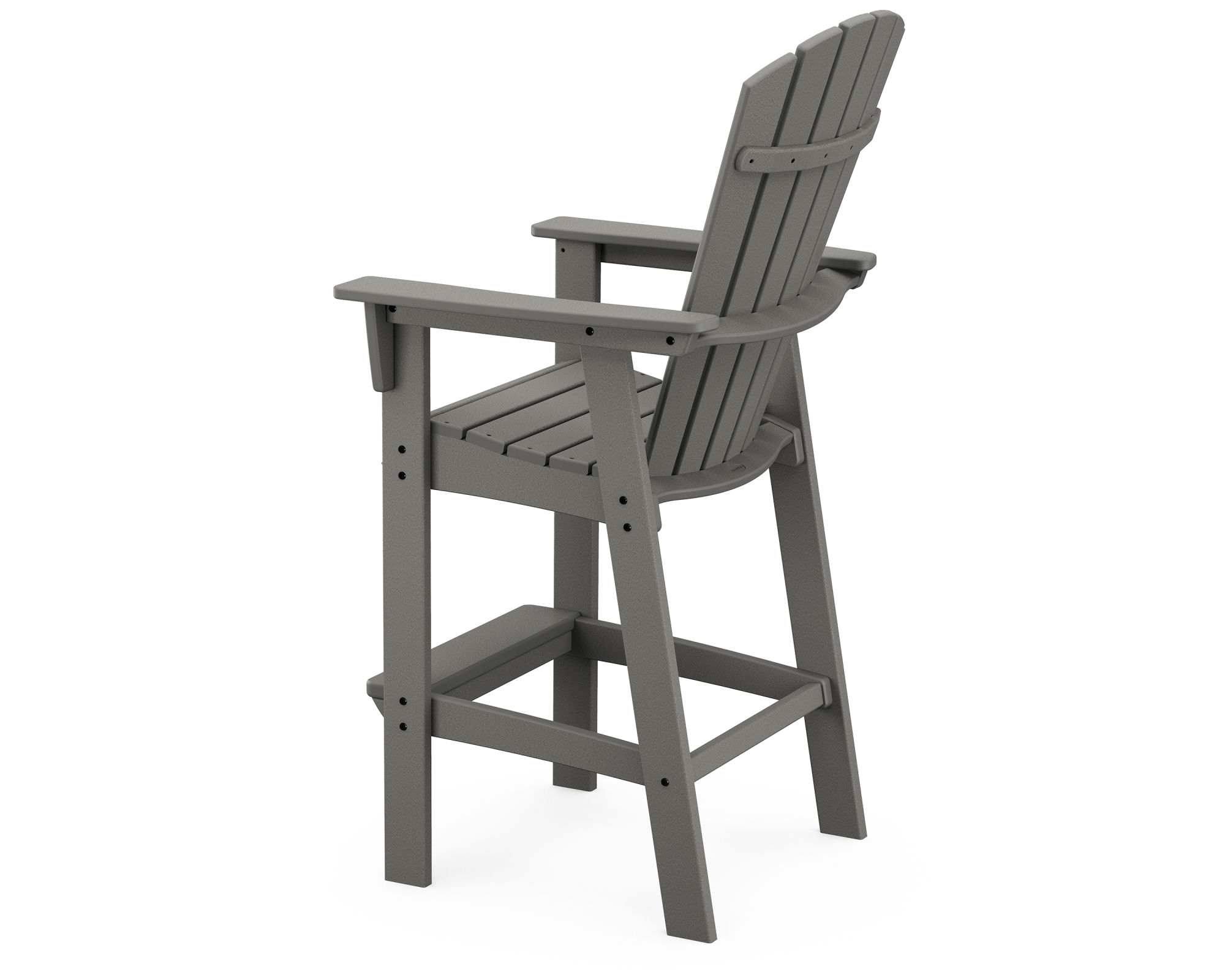 polywood nautical adirondack bar chair