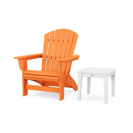 Orange adirondack best sale chair plastic