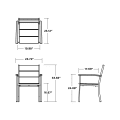 Thumbnail for Main Street Stacking Dining Arm Chair