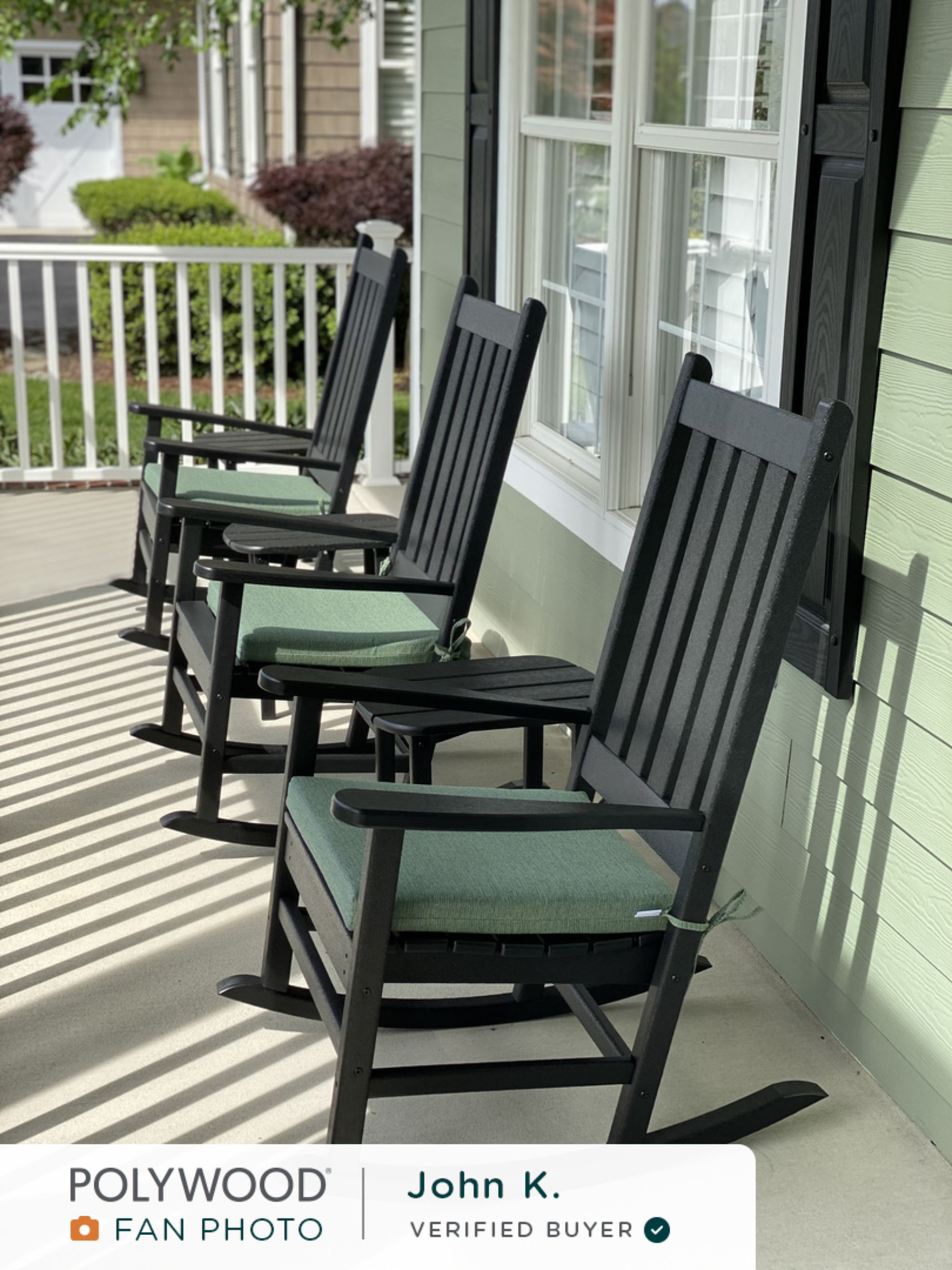 Polywood vineyard store rocking chair