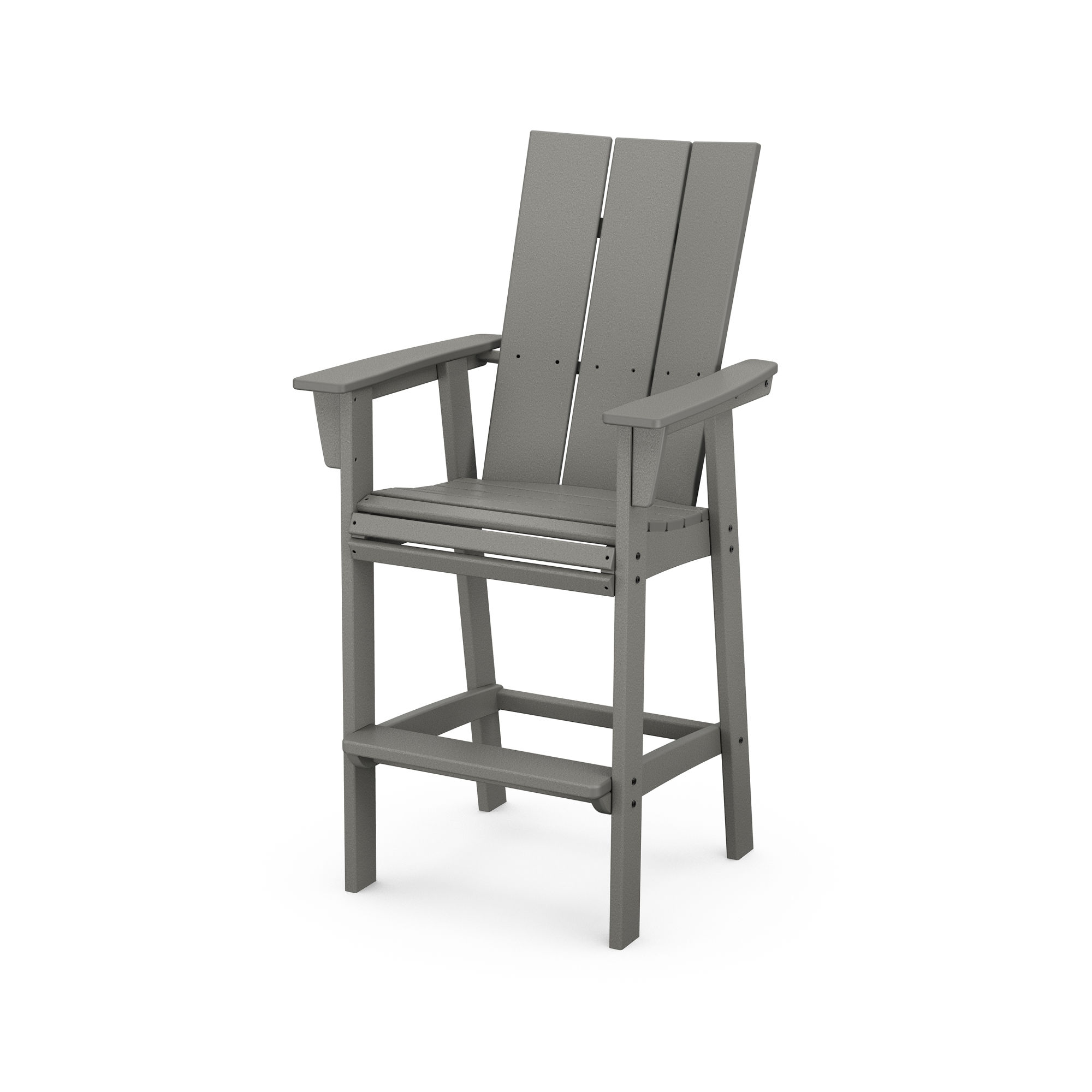 POLYWOOD® Modern Curveback Adirondack Bar Chair - ADD622 | POLYWOOD