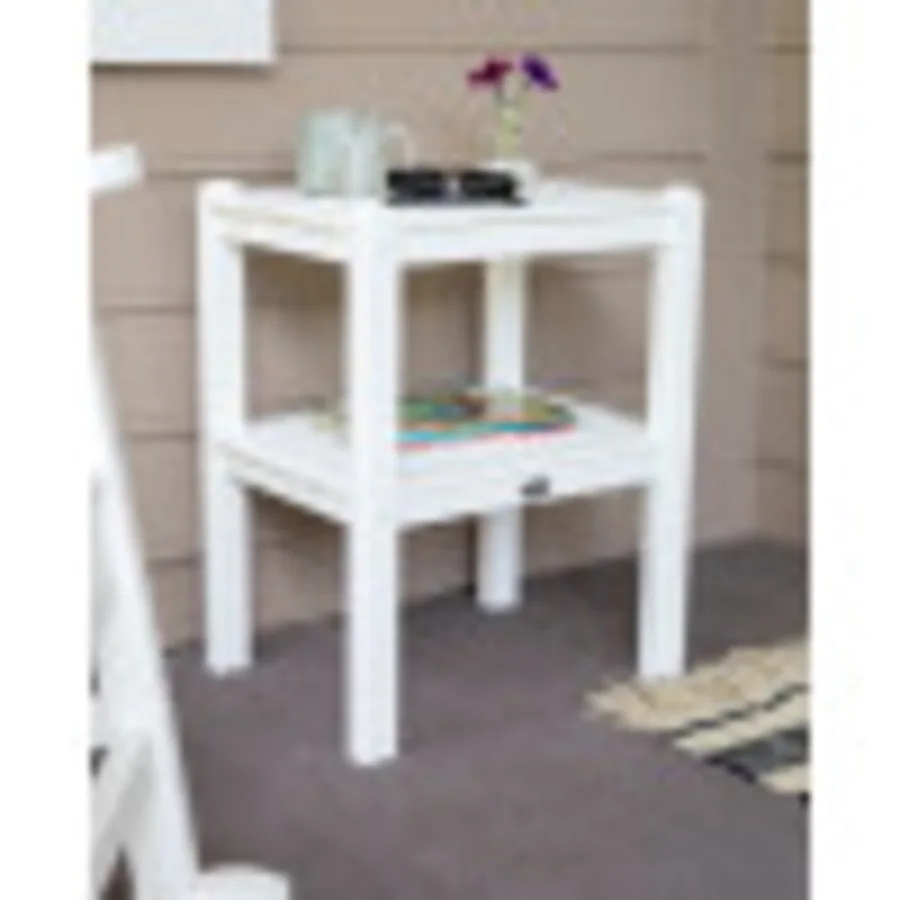 Two Shelf Side Table