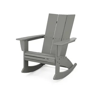 POLYWOOD Modern Curveback Adirondack Rocking Chair