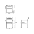 Thumbnail for Latitude Dining Arm Chair