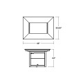 Thumbnail for Rectangle 34" X 46" Fire Pit Table