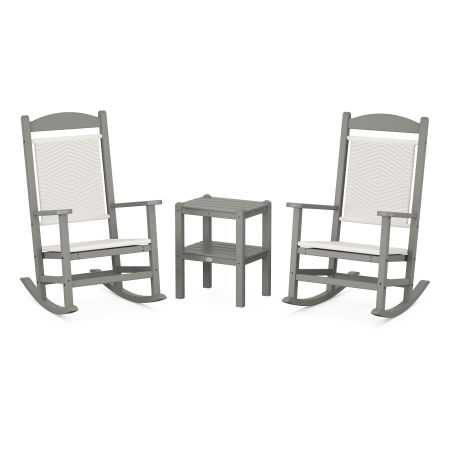 POLYWOOD Presidential Woven Rocker 3-Piece Set