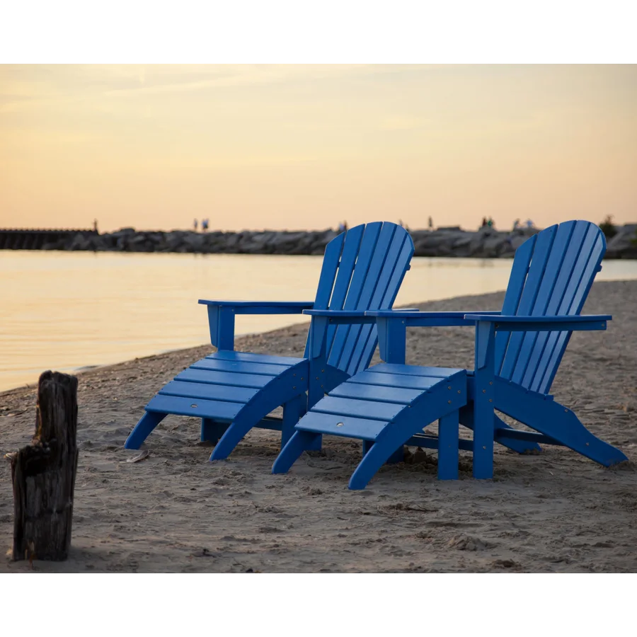 South Beach 4-Piece Adirondack Set