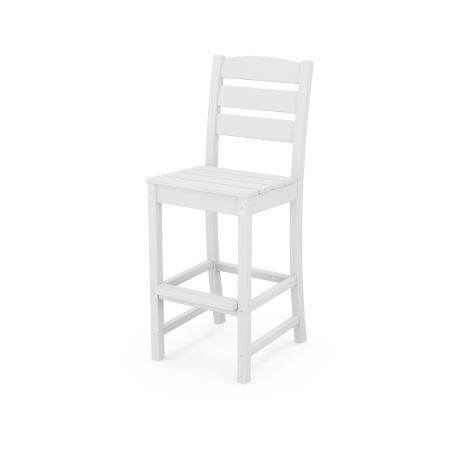 POLYWOOD Lakeside Bar Side Chair in White