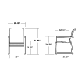 Thumbnail for EDGE Woven Dining Arm Chair