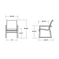 Thumbnail for EDGE Woven Dining Arm Chair