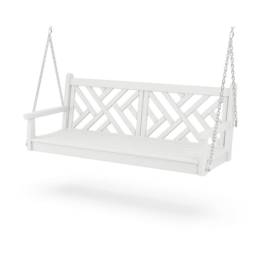 POLYWOOD Chippendale 60” Swing in White