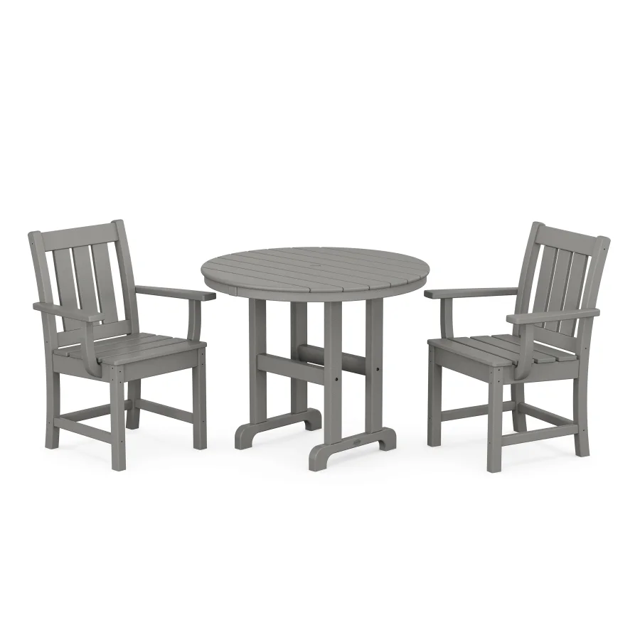 POLYWOOD Oxford 3-Piece Farmhouse Dining Set