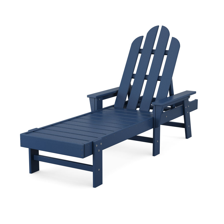 POLYWOOD Long Island Chaise in Navy