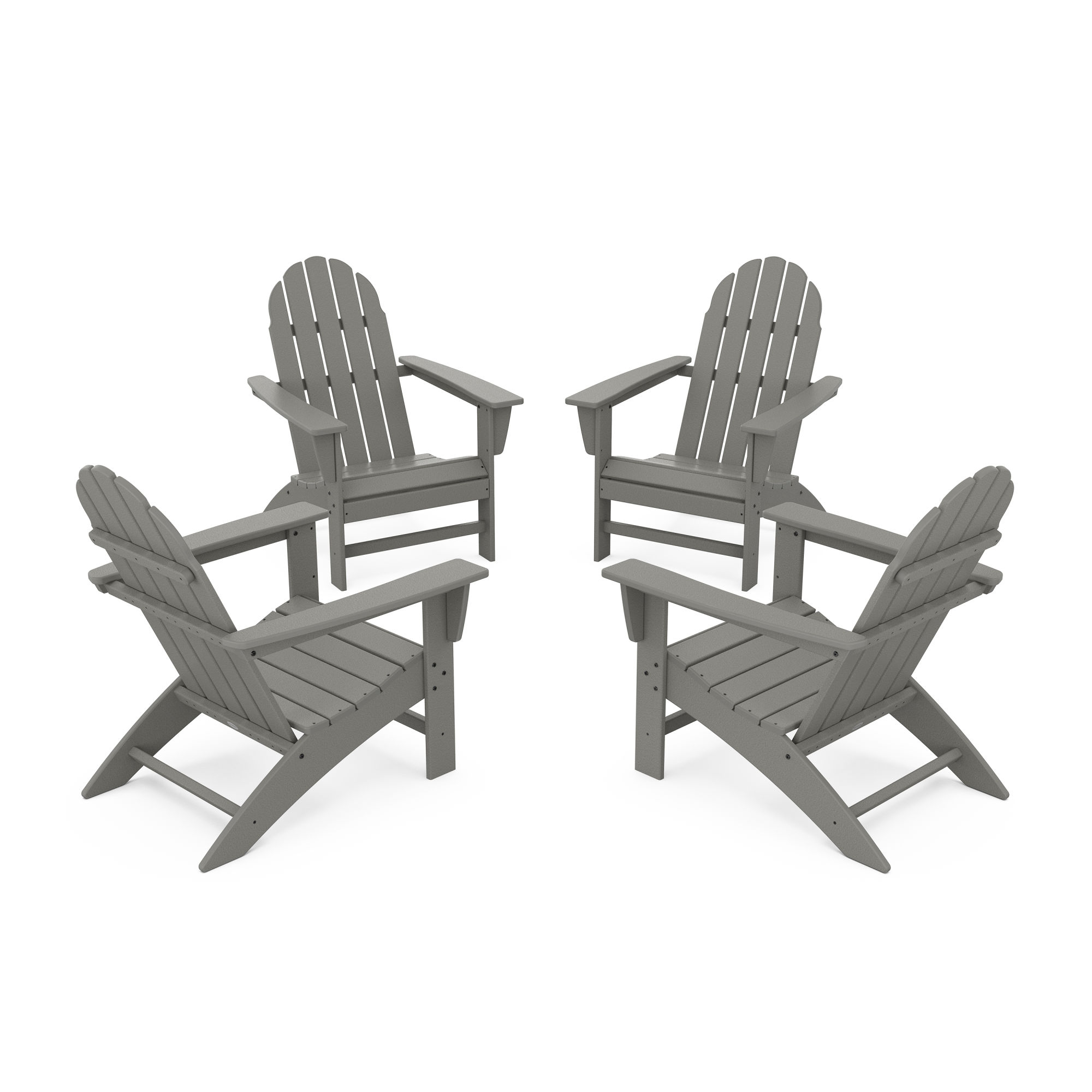 Vineyard 4-Piece Adirondack Conversation Set