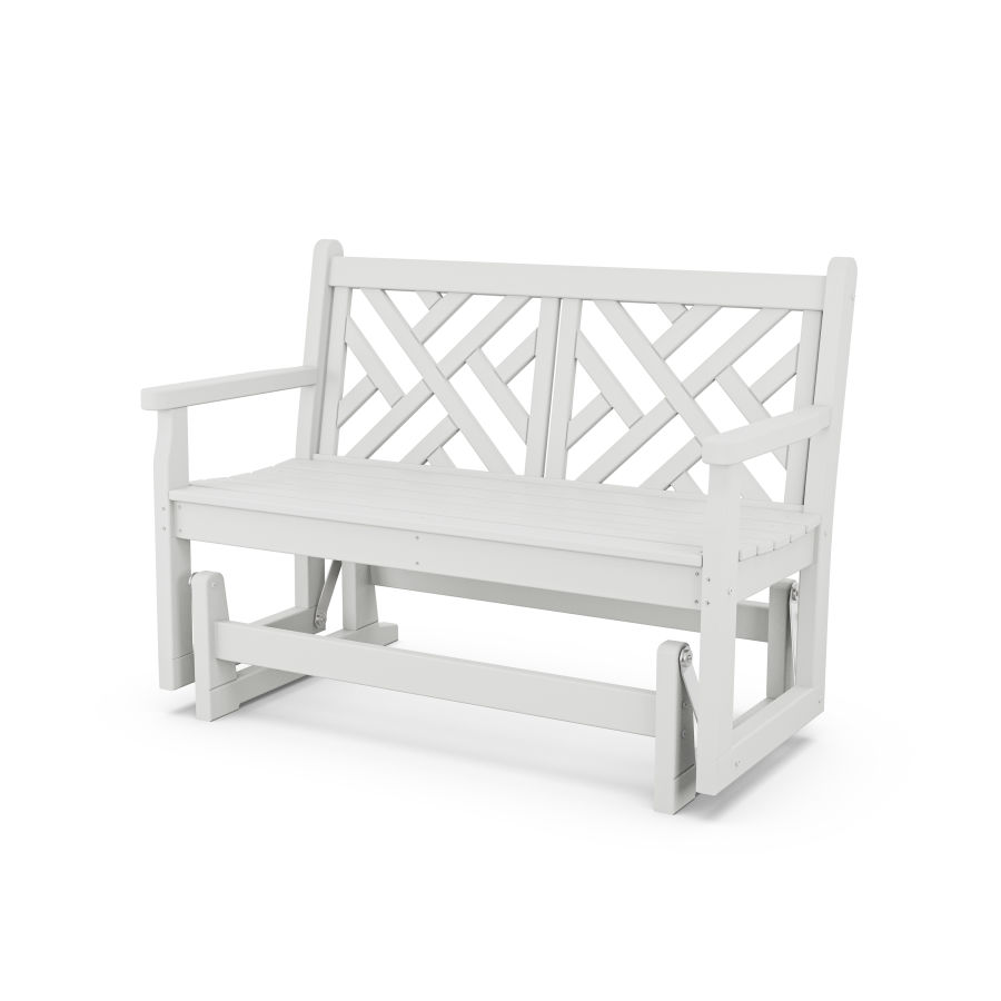 POLYWOOD Chippendale 48" Glider in White