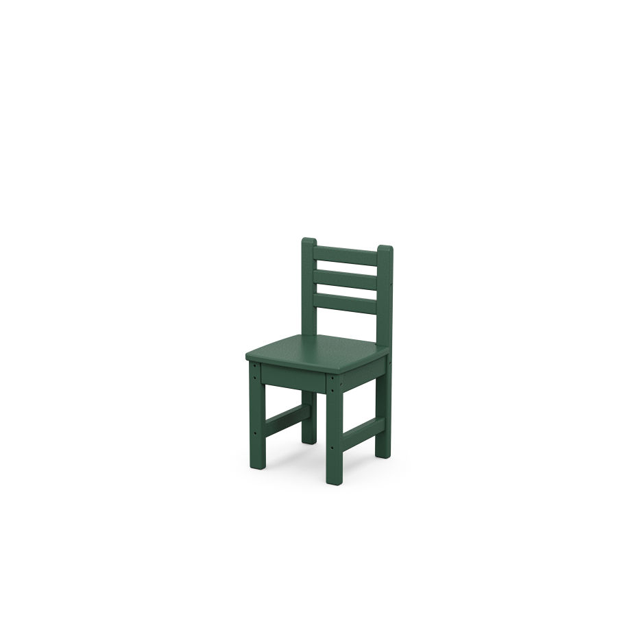 POLYWOOD Toddler Lakeside Dining Chair in Green