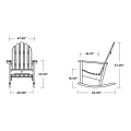 Thumbnail for Cape Cod Adirondack Rocking Chair