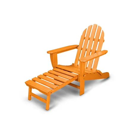 POLYWOOD Classics Ultimate Adirondack Chair in Tangerine