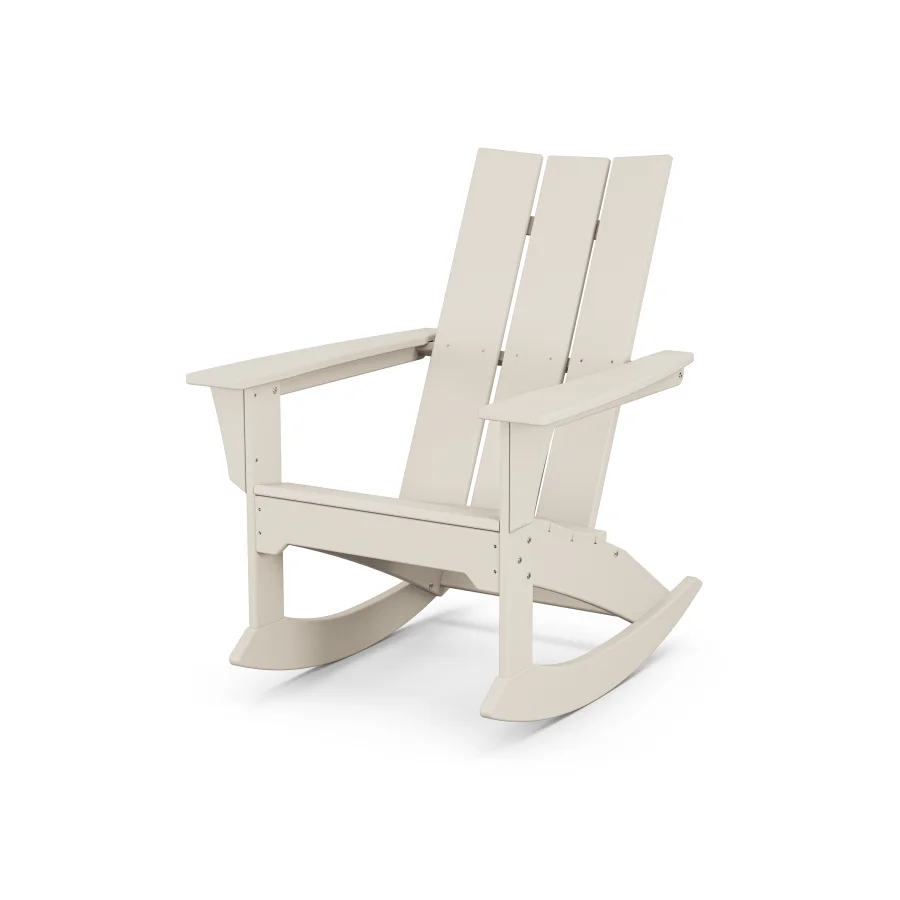 POLYWOOD Modern Adirondack Rocker in Sand