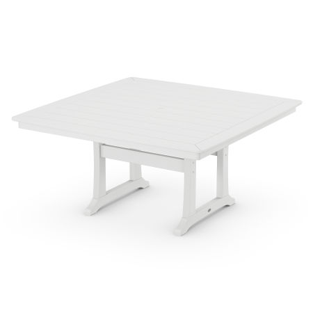 POLYWOOD 59" Dining Table in White