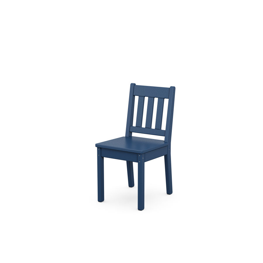 POLYWOOD Kids Vineyard Dining Chair in Navy