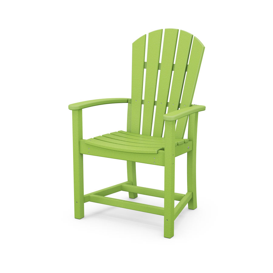 POLYWOOD Palm Coast Upright Adirondack Chair in Lime