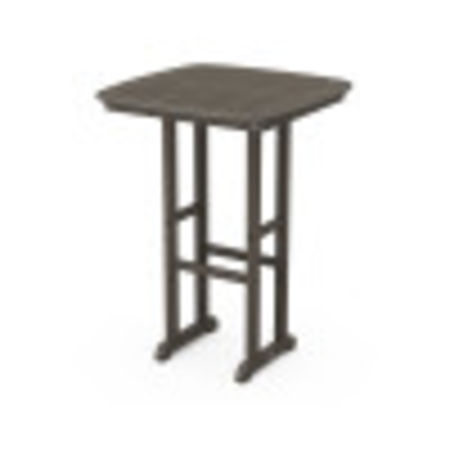 POLYWOOD Nautical 31" Bar Table in Vintage Finish