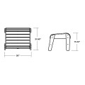 Thumbnail for Grand Upright Adirondack Ottoman