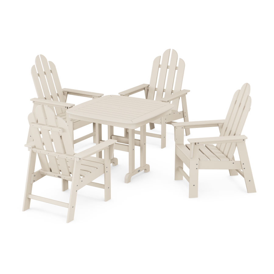 POLYWOOD Long Island 5-Piece Dining Set in Sand