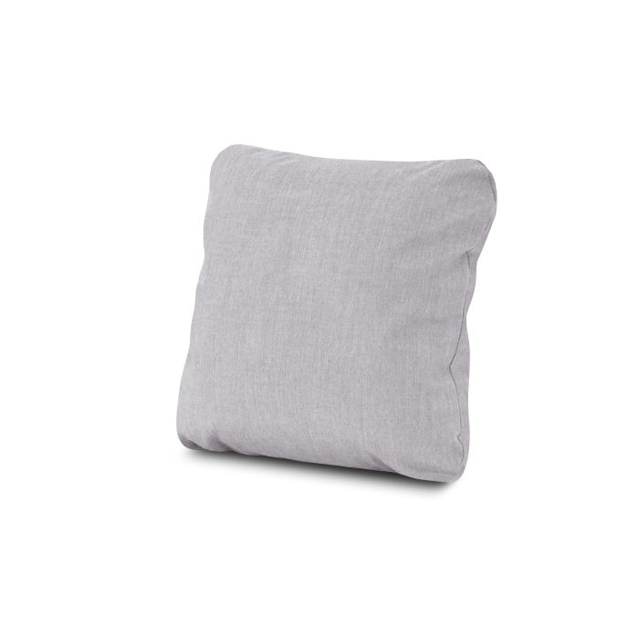 POLYWOOD 18" Outdoor Throw Pillow in Granite