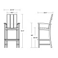 Thumbnail for Modern Adirondack Bar Chair